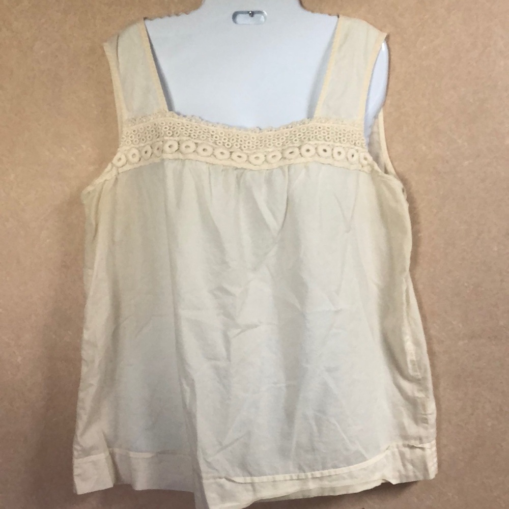 Sonoma cream colored cotton top